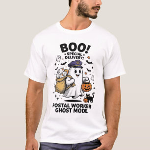 T-shirt Conception de livraison d'Halloween en mode fantôm
