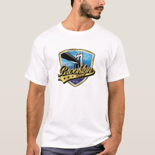 T-shirt Conception de logo Brooklyn Gold Swoosh