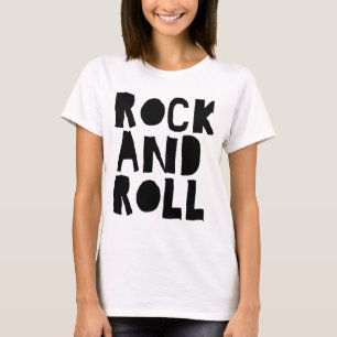T-shirt conception de logo gras rock and roll