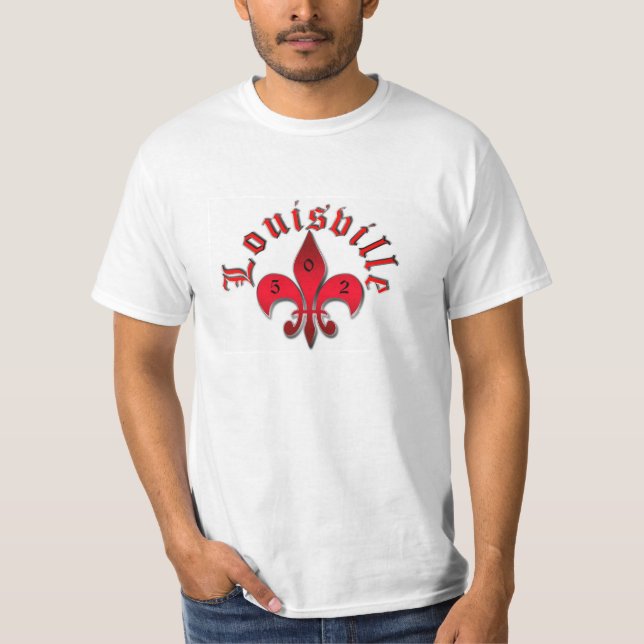 T-shirt Conception de Louisville 502 (Devant)