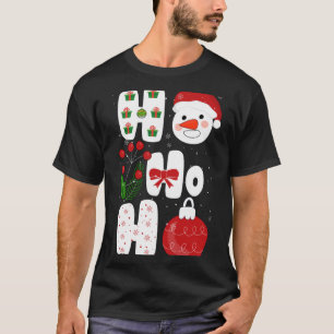 T-shirt Conception de magie d'hiver Rétro Noël d'hiver Vec