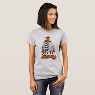 T-shirt Conception de maison hantée au coucher de soleil v