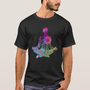 T-shirt Conception de Mandala psychédélique Medi Nouvel