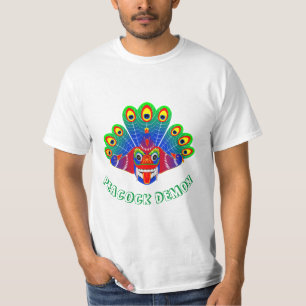 T-shirt Conception de Mayura raksha (diable paon du Sri La