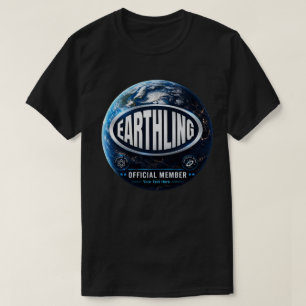 T-shirt Conception de membre officiel de Terrien