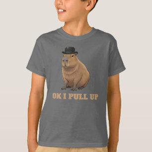 T-shirt Conception de mème de capybara tendance et drôle
