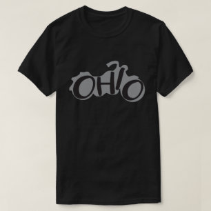 T-shirt Conception de motard de moto de l'Ohio