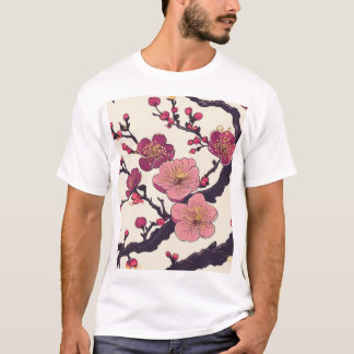 T-shirt Conception de motif traditionnel japonais 0032
