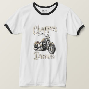 T-shirt conception de moto