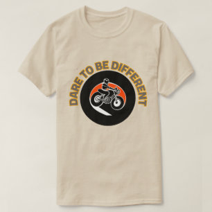 T-shirt Conception de moto audacieuse