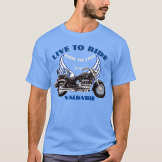 T-shirt Conception de moto Valkyrie en direct au volant F6