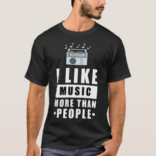 T-shirt Conception de musique drôle