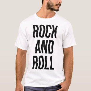 T-shirt conception de musique rock and roll