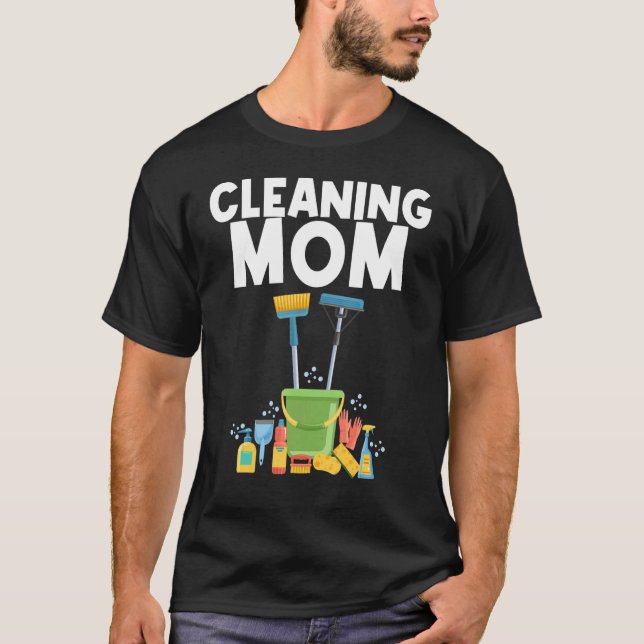 T-shirt Conception De Nettoyage Pour Maman Femmes Ménage N (Devant)