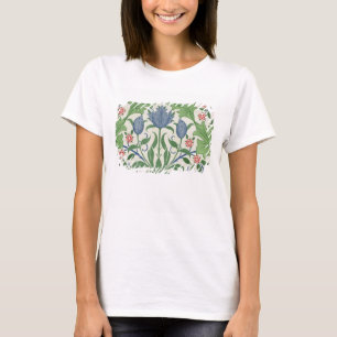 T-shirt Conception de papier peint floral