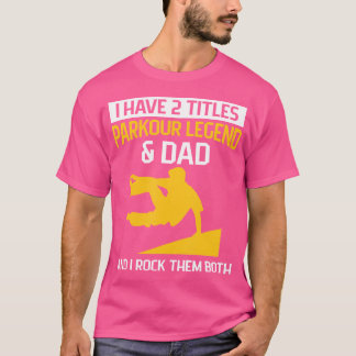 T-shirt Conception de Parkour Backflip Homme pour Votre Pa