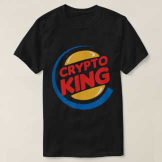 T-shirt Conception de parodie drôle de Crypto King