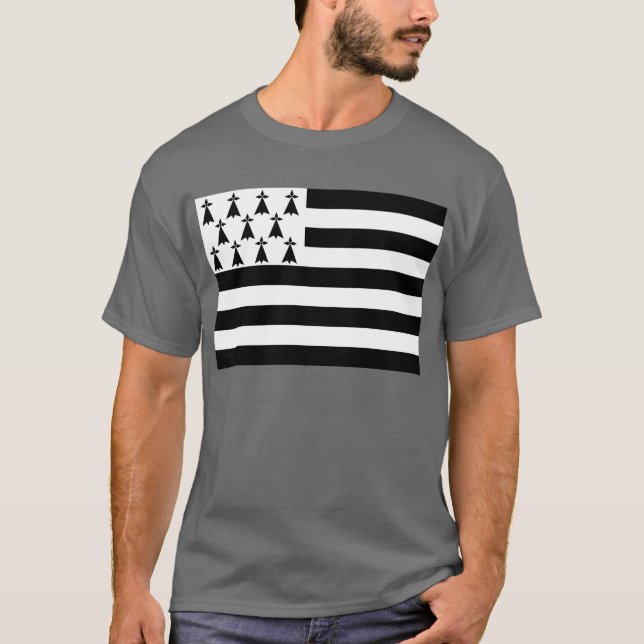 T-SHIRT CONCEPTION DE PATRIOT NOIR ET BLANC LIBERTÉ (Devant)