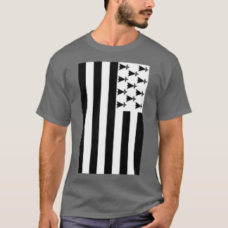 T-SHIRT CONCEPTION DE PATRIOT NOIR ET BLANC LIBERTÉ