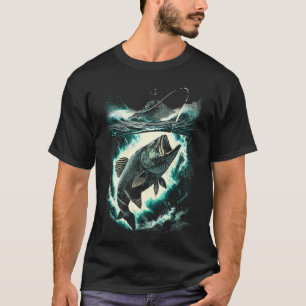 T-shirt Conception de pêche Clash sous-marine