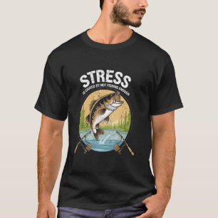T-shirt Conception de pêcheur amateur de pêche à la basse