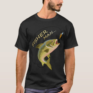 T-shirt Conception de pêcheur drôle pour l'amour de la pêc