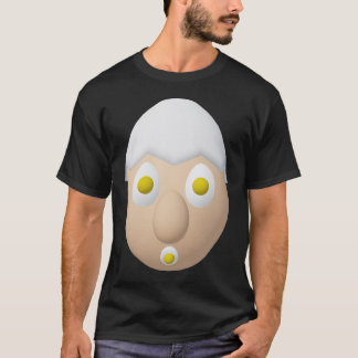 T-shirt Conception de personnage d'œuf fantaisiste RG & RA