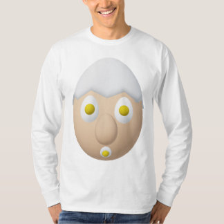 T-shirt Conception de personnage d'œuf fantaisiste RG & RA