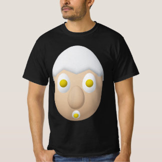 T-shirt Conception de personnage d'œuf fantaisiste RG & RA