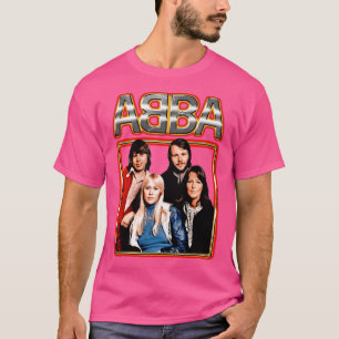 T-shirt Conception de photo de groupe ABBA pour les amateu