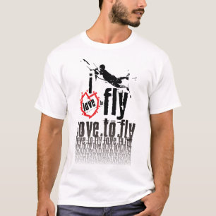 T-shirt Conception de pièce en t de Kiteboarding
