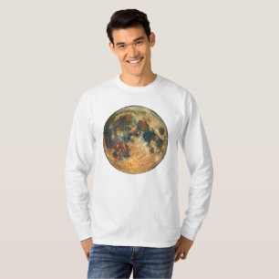 T-shirt Conception de pleine lune aux tons terreux - Cosmi