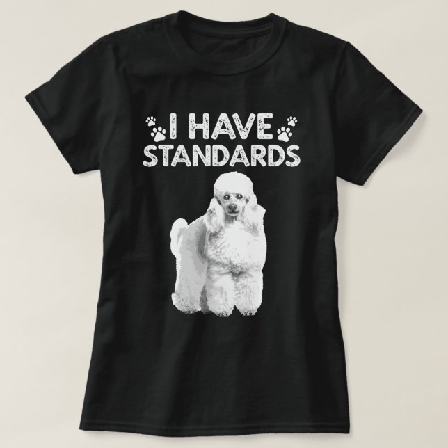 T-shirt Conception De Poodle Cute Pour Hommes Femmes Poodl (Design devant)