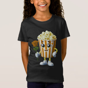 T-Shirt conception de popcorn drôle pour les amoureux