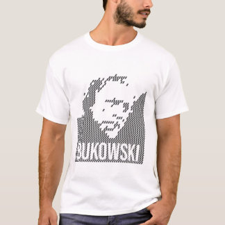 T-shirt Conception de portrait de Charles Bukowski