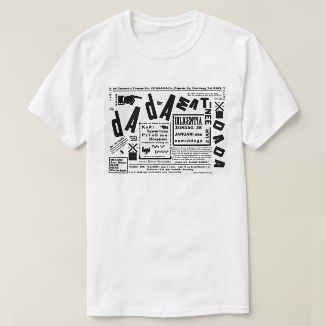 T-SHIRT CONCEPTION DE POSTER ART DADA ICONIC (Design devant)