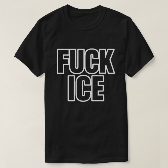 T-shirt Conception de protestation anti-Glace –  (Design devant)