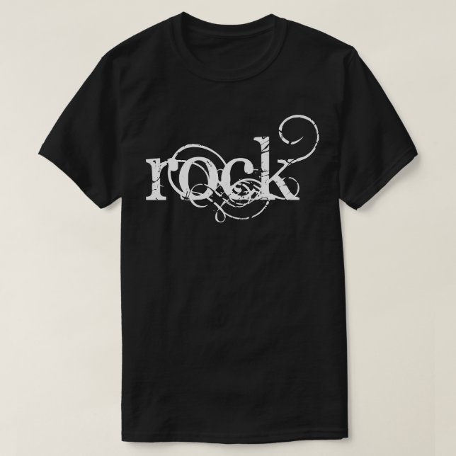 T-shirt conception de roches vintages (Design devant)