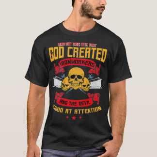 T-shirt Conception De Rodbuster En Métal De Fer Sur Le Dos