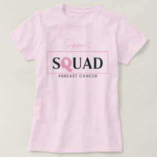 T-shirt Conception de ruban rose Squad