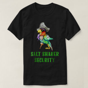 T-shirt Conception de salière de perroquet pirate drôle