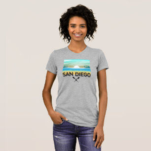 T-shirt Conception de San Diego - Bella+Canvas Femme Slim