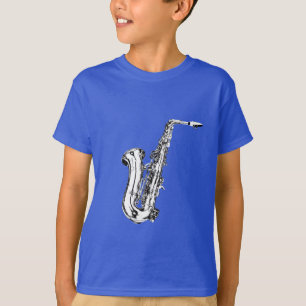 T-shirt Conception de saxophone