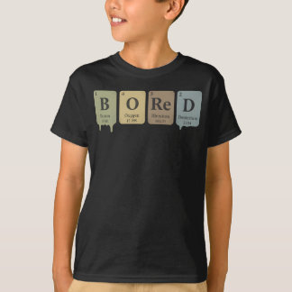 T-shirt Conception de science de jeu de mots sur le tablea
