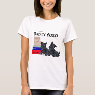 T-shirt Conception de Scottish Terrier pour l'automne