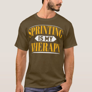 T-shirt Conception de sérigraphie pour un sprinter