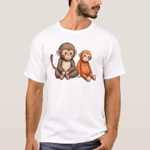 Conception de singe bébé poing