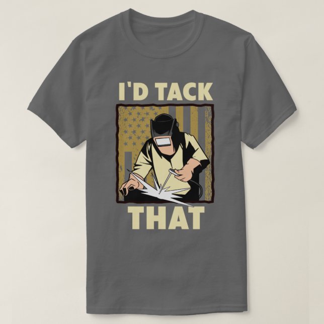 T-shirt Conception De Souder Pour Hommes Drôle De Soudage  (Design devant)
