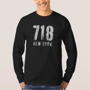 T-shirt Conception de souvenir 718 New York City Ny