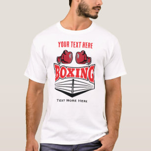T-shirt Conception de sport de boxe puissance et combat